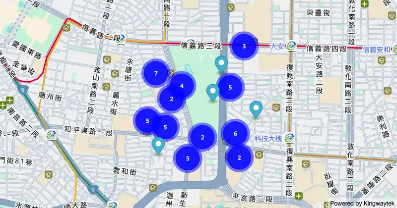 動態叢集圖
