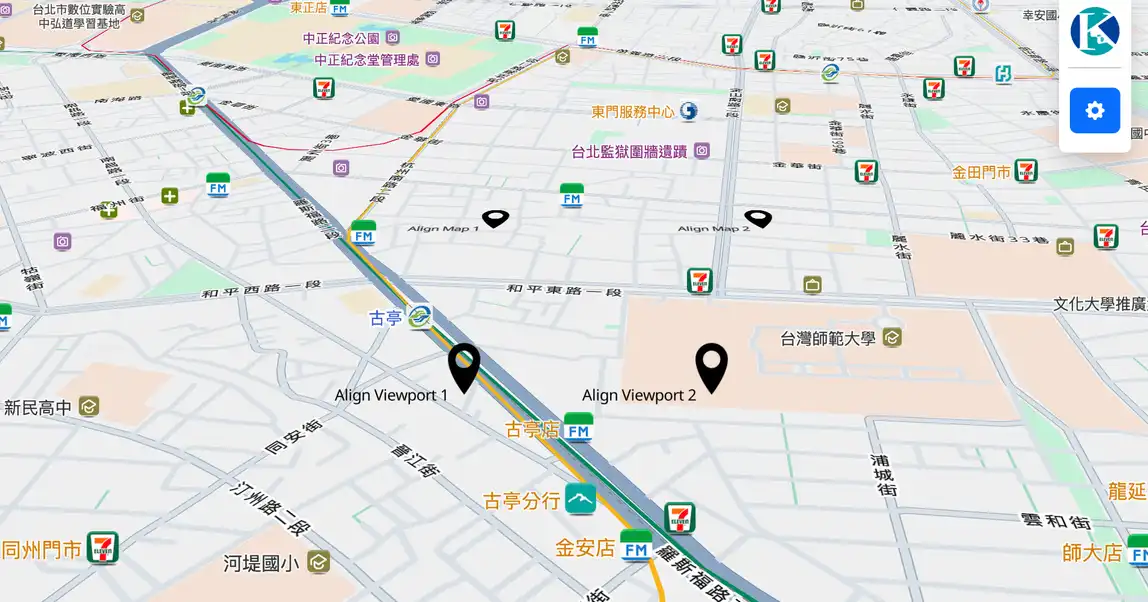 座標點Feature對齊地圖的方向