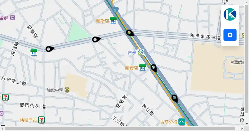 座標點Feature隨著指定方向旋轉