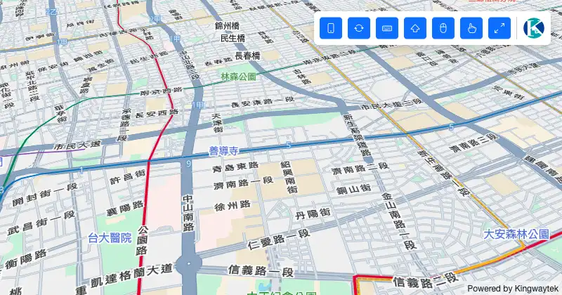 地圖互動開關
